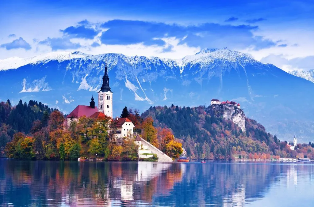 Lake Bled with island